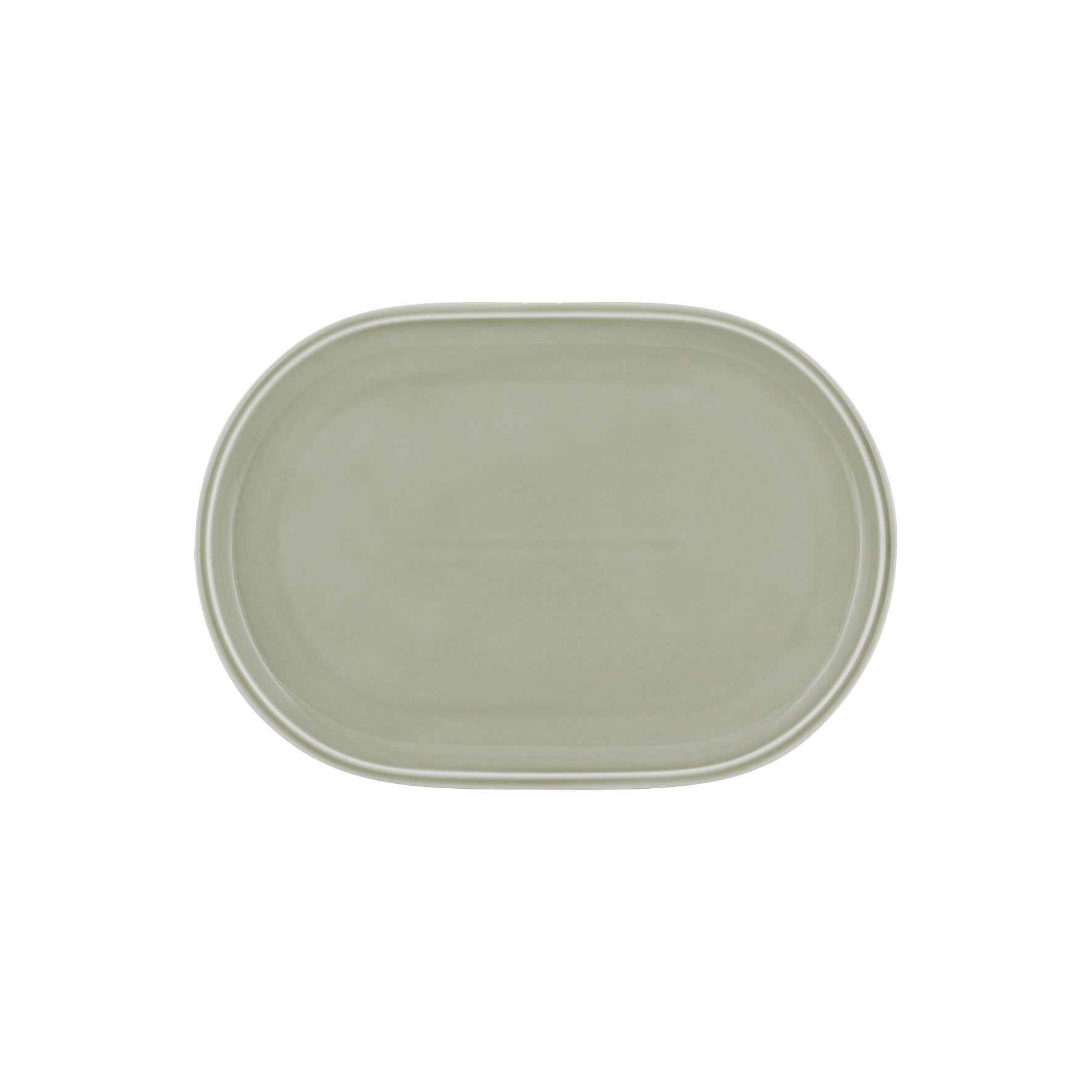 Shiro Glaze Steam, Coupplatte oval 232 x 161 mm